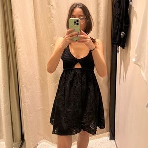 Black zara dress